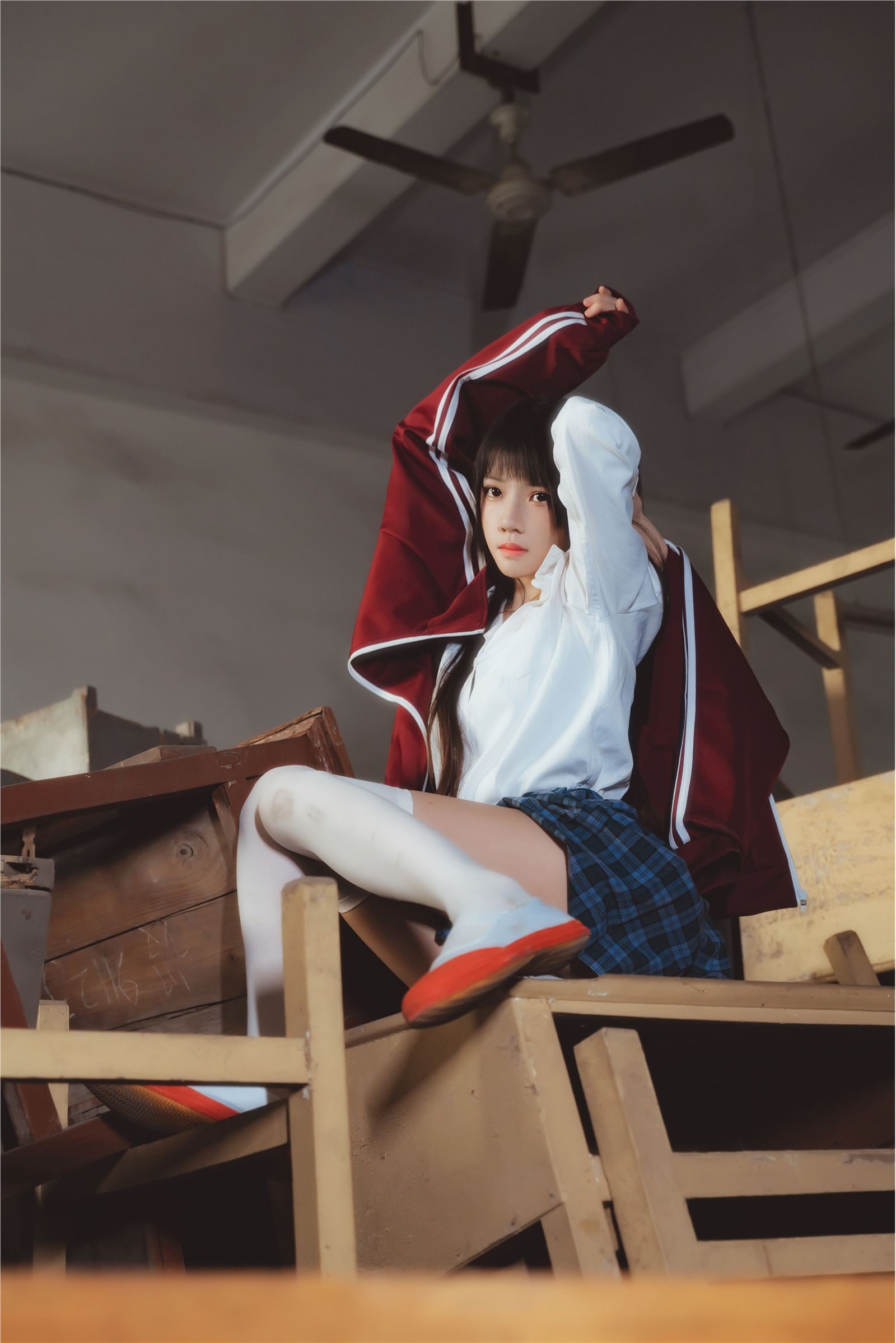 桜 Peach Meow NO.57 Unripe 3 Abandoned Classroom(19)